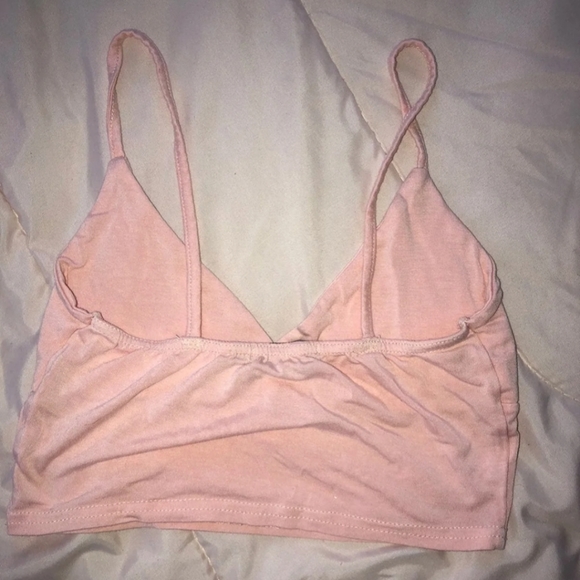 PLT Pink Crop Top Bralette Cami - Picture 4 of 4
